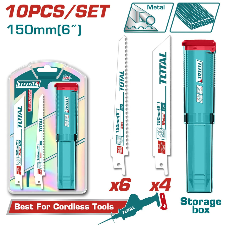 Reciprocating Saw Blades Set - TOTAL