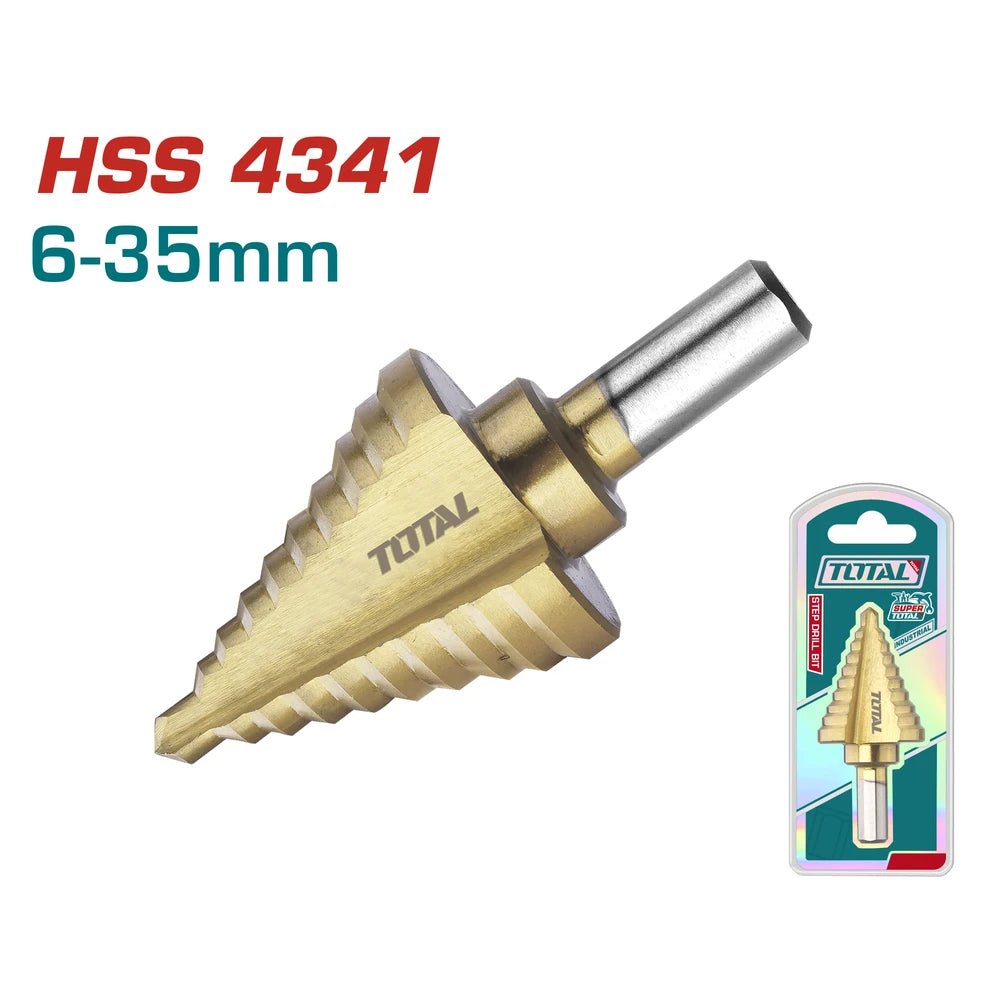 Step Drill Bit 6-35mm - TOTAL