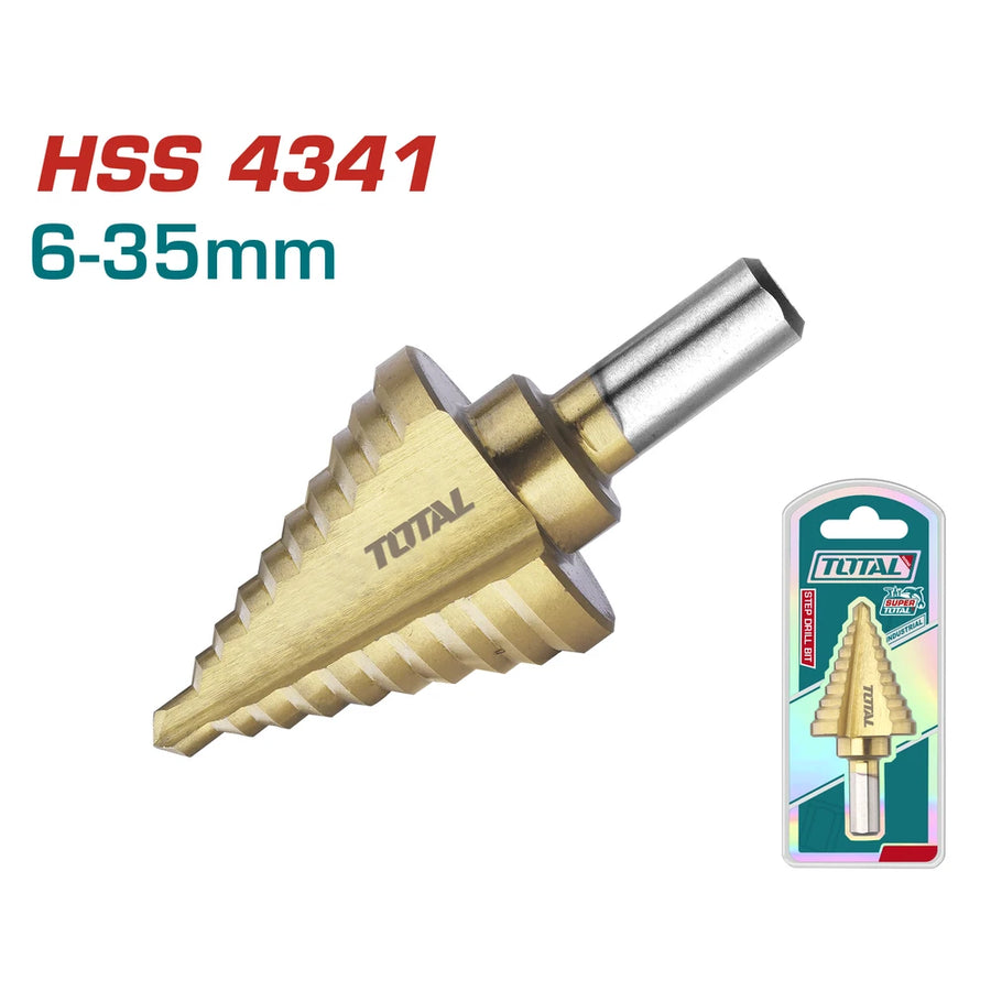 Step Drill Bit 6-35mm - TOTAL