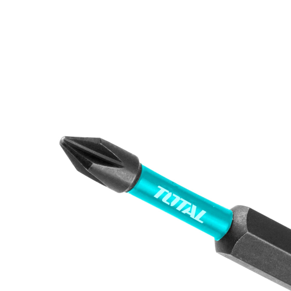 Impact Screwdriver Bits SL4 0.5mm 50mm - TOTAL