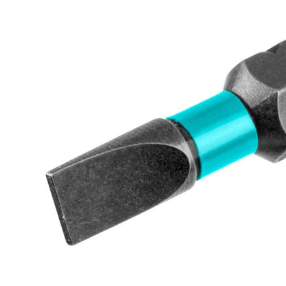 Impact Screwdriver Bits SL5 0.8mm 25mm 2pcs - TOTAL