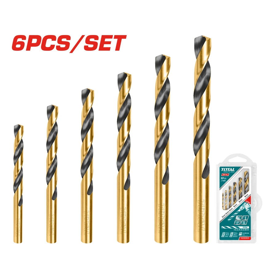 HSS Twist Drill Bits Set - TOTAL