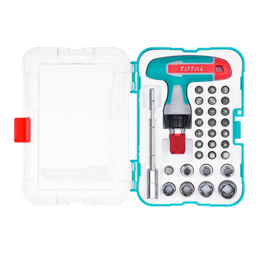 31 Pcs T-handle Wrench Screwdriver Set - TOTAL