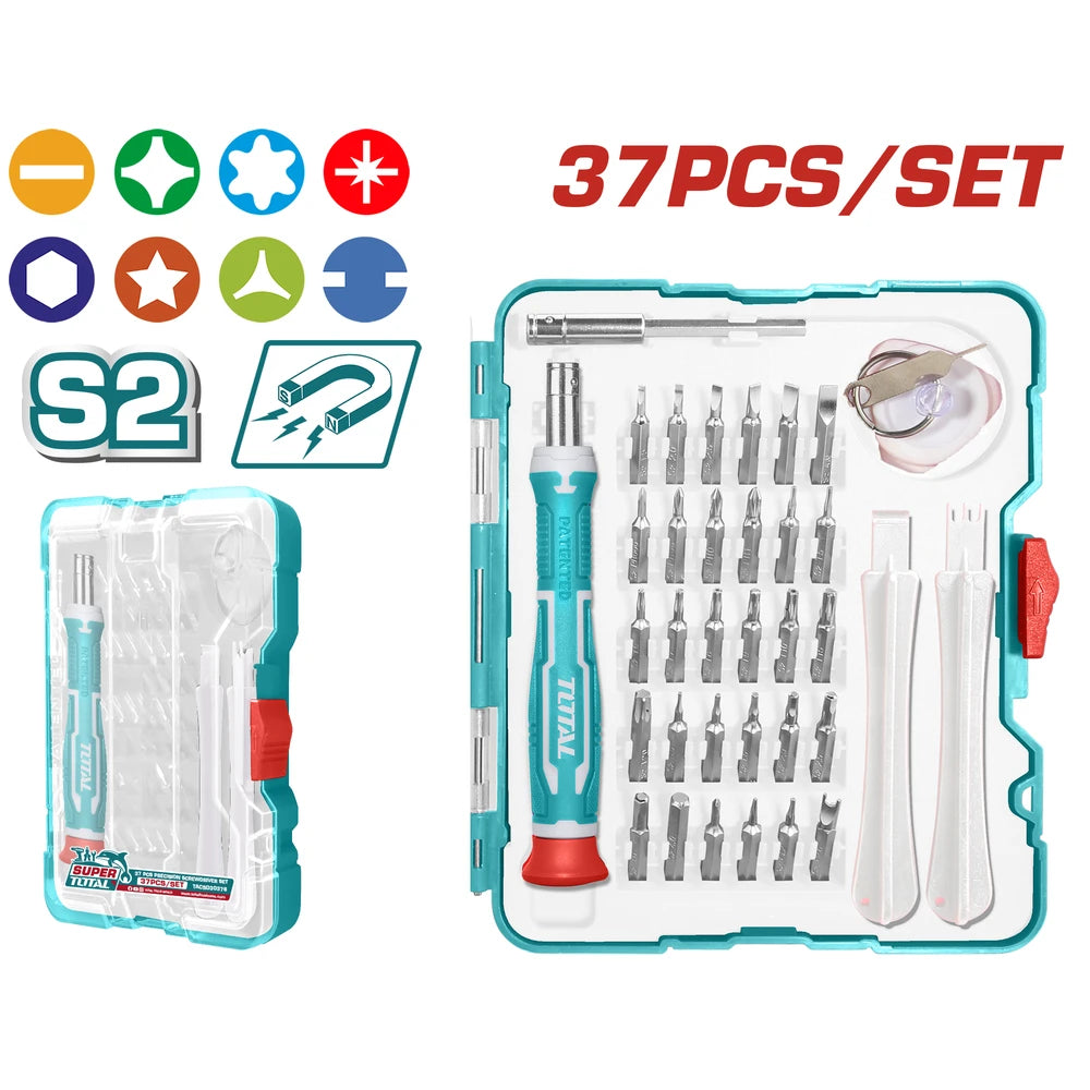 37 Pcs Precision Screwdriver Set - TOTAL