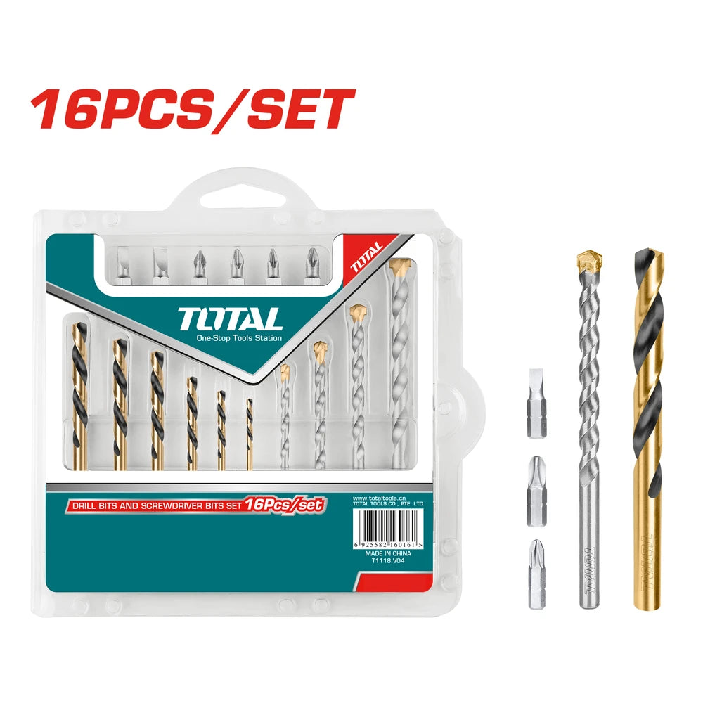 Drill Bits and Screwdriver Bits Set - TOTAL