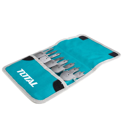 13 Pcs Flat Wood Drill Bits Set - TOTAL