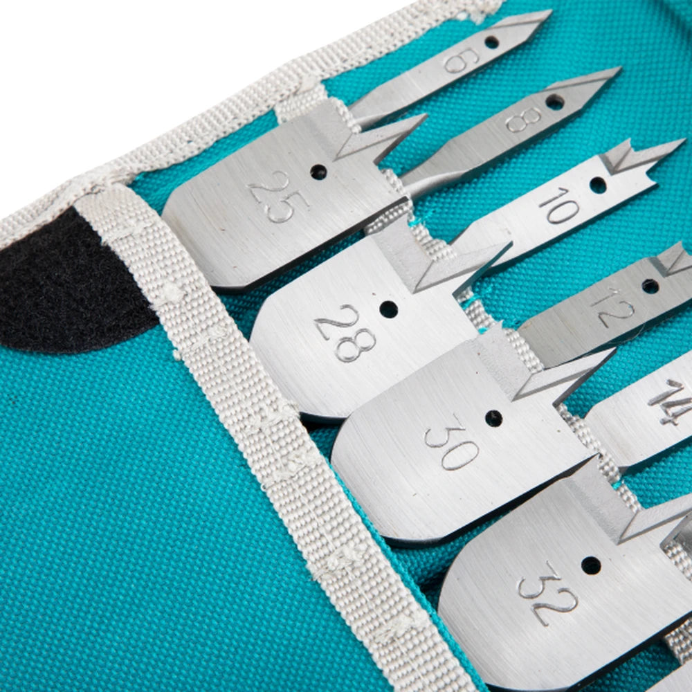 13 Pcs Flat Wood Drill Bits Set - TOTAL