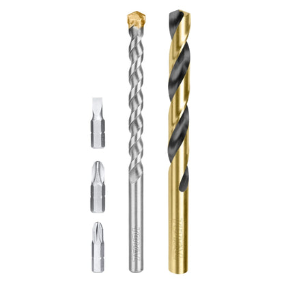 19 Pcs Drill Bits & Screwdriver Bits Set - TOTAL