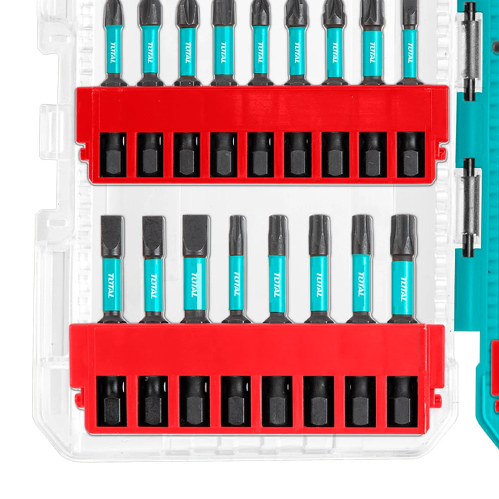 51 Pcs Impact Screwdriver Bits Set - TOTAL