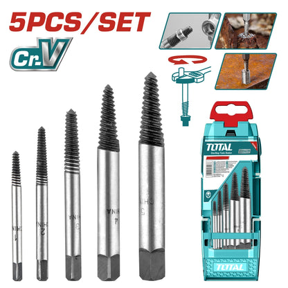 5 Pcs Screw Extractor Set - TOTAL