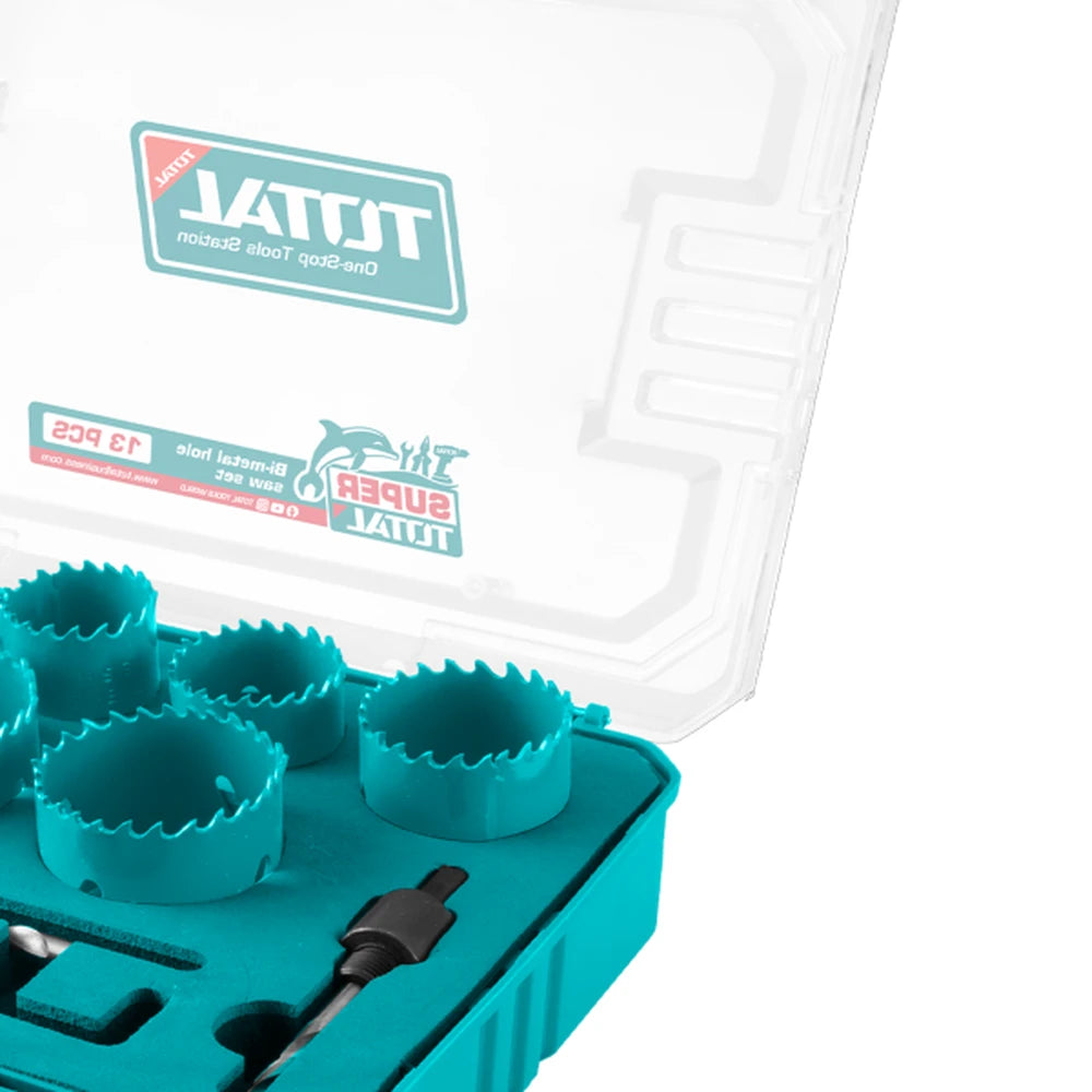 Bi-metal Hole Saw Set HSS M3 Bi-metal - TOTAL