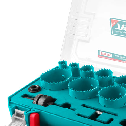 Bi-metal Hole Saw Set HSS M3 Bi-metal - TOTAL