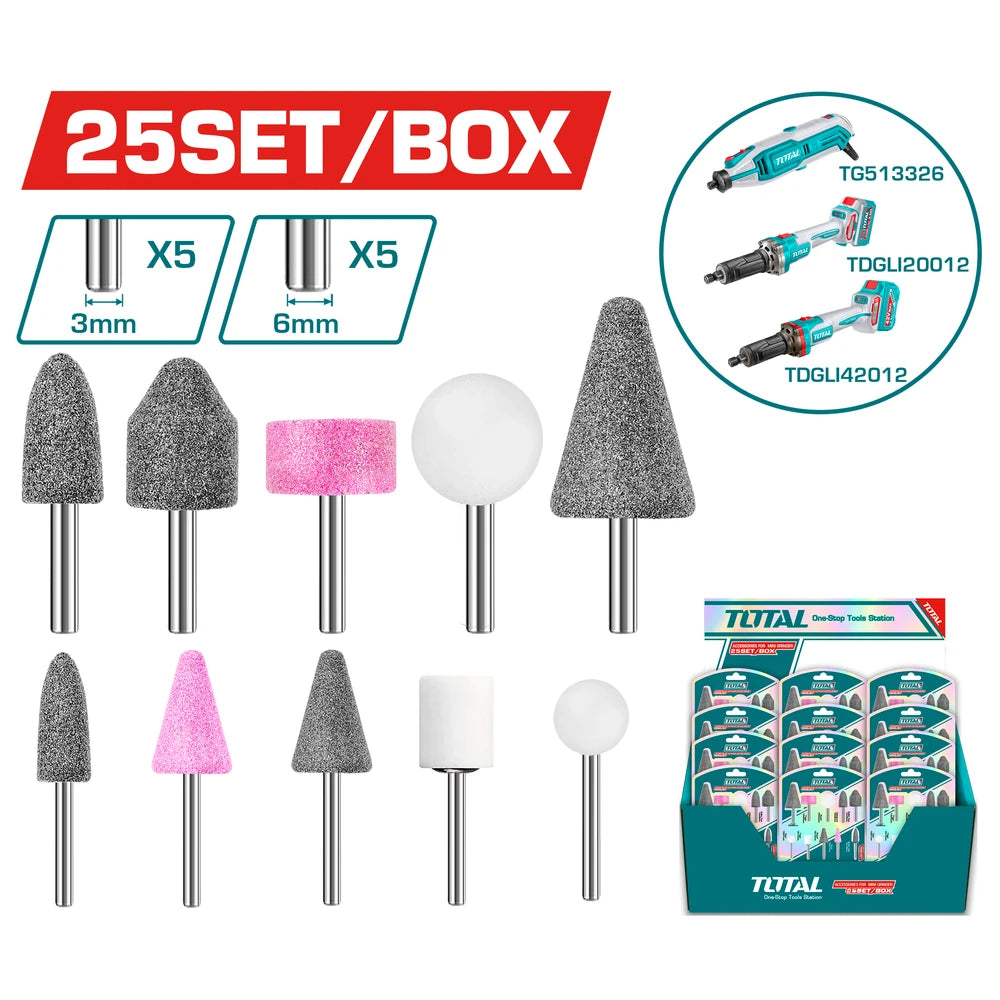 Accessories for Die Grinder and Mini Grinder - TOTAL