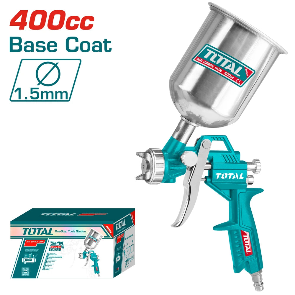 Air Spray Gun 1.2-1.8mm 400cc - TOTAL