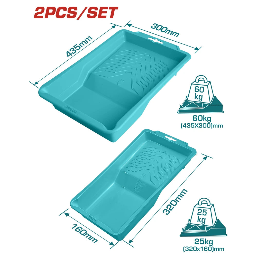 2 Pcs Paint Tray Set - TOTAL