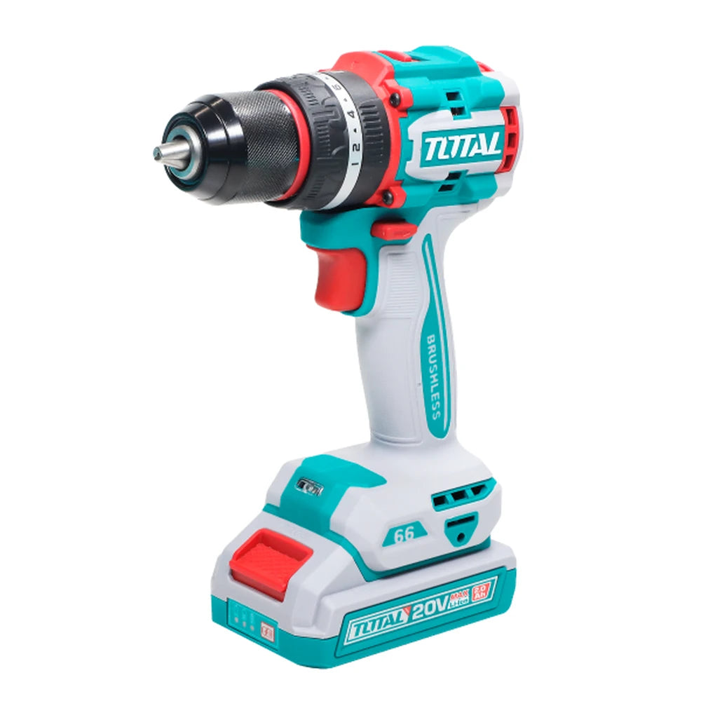 2 Pcs Cordless Combo Kit 20V 66Nm with Battery - TOTAL