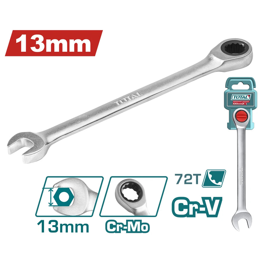 Ratchet Spanner 13mm - TOTAL