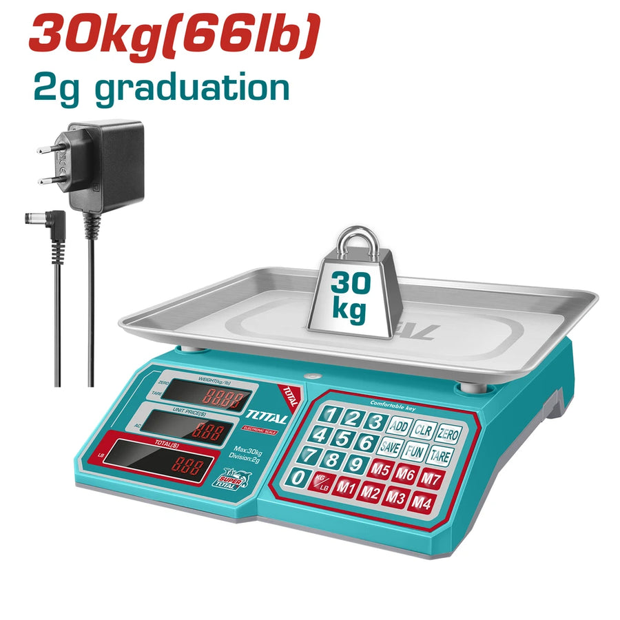 Electronic Scale 30kg - TOTAL