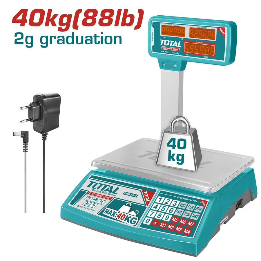 Electronic Scale 40kg - TOTAL