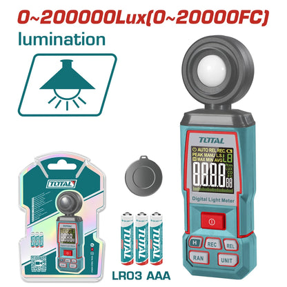 Digital Light Luxmeter 320～730nm - TOTAL