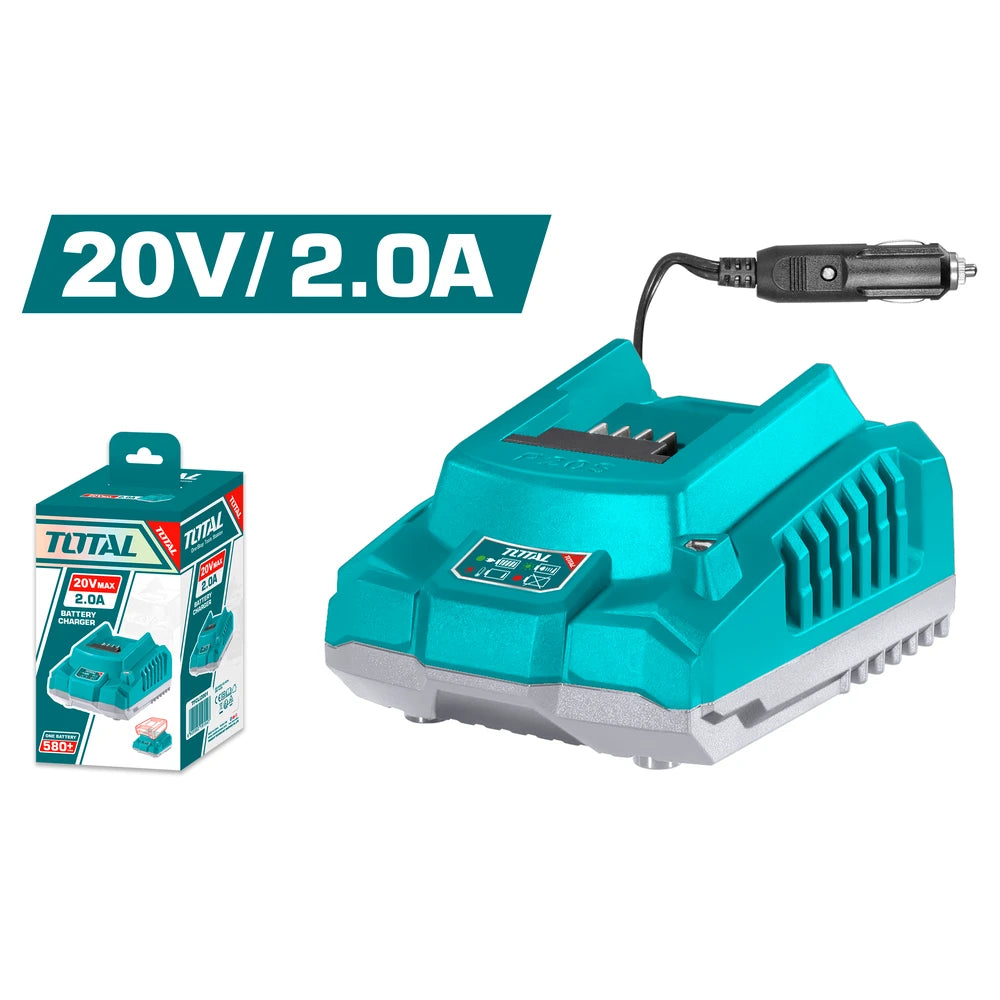 Battery Charger 20V 2A 12-24V DC - TOTAL