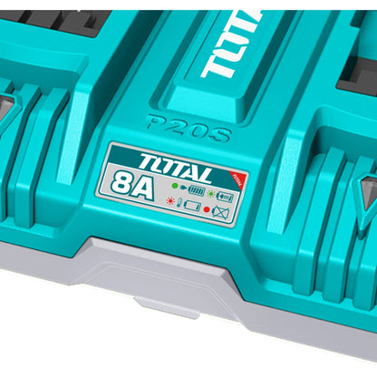 Battery Charger 20V 4A+4A 220-240V~50/60Hz - TOTAL