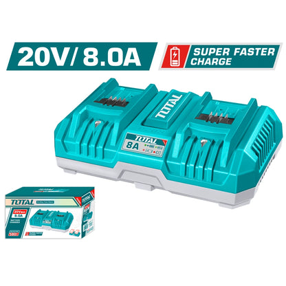 Battery Charger 20V 4A+4A 220-240V~50/60Hz - TOTAL