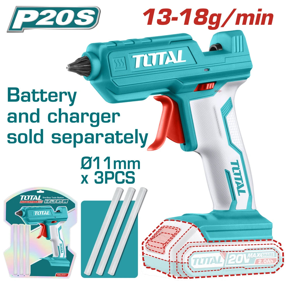 Cordless Glue Gun 20V (Tool Only) - TOTAL