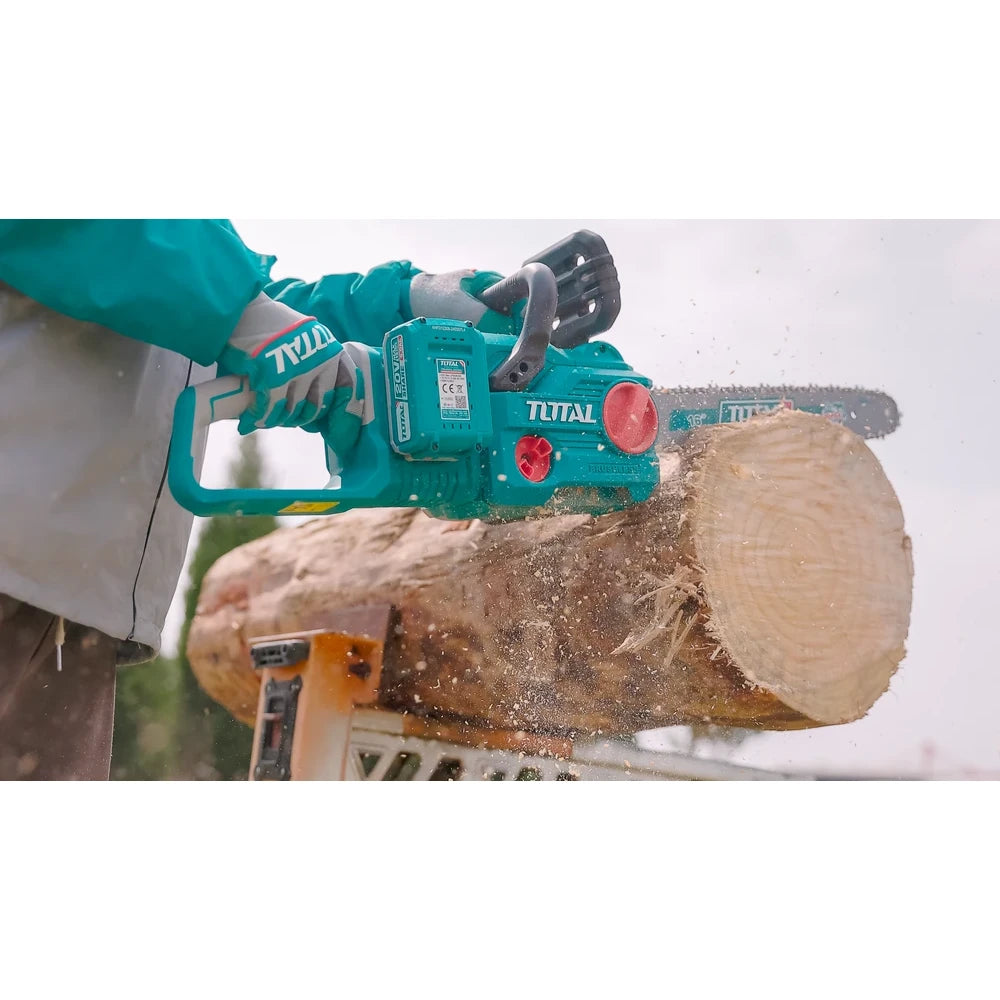 Cordless Chain Saw 40V(20V+20V) with Battery - TOTAL