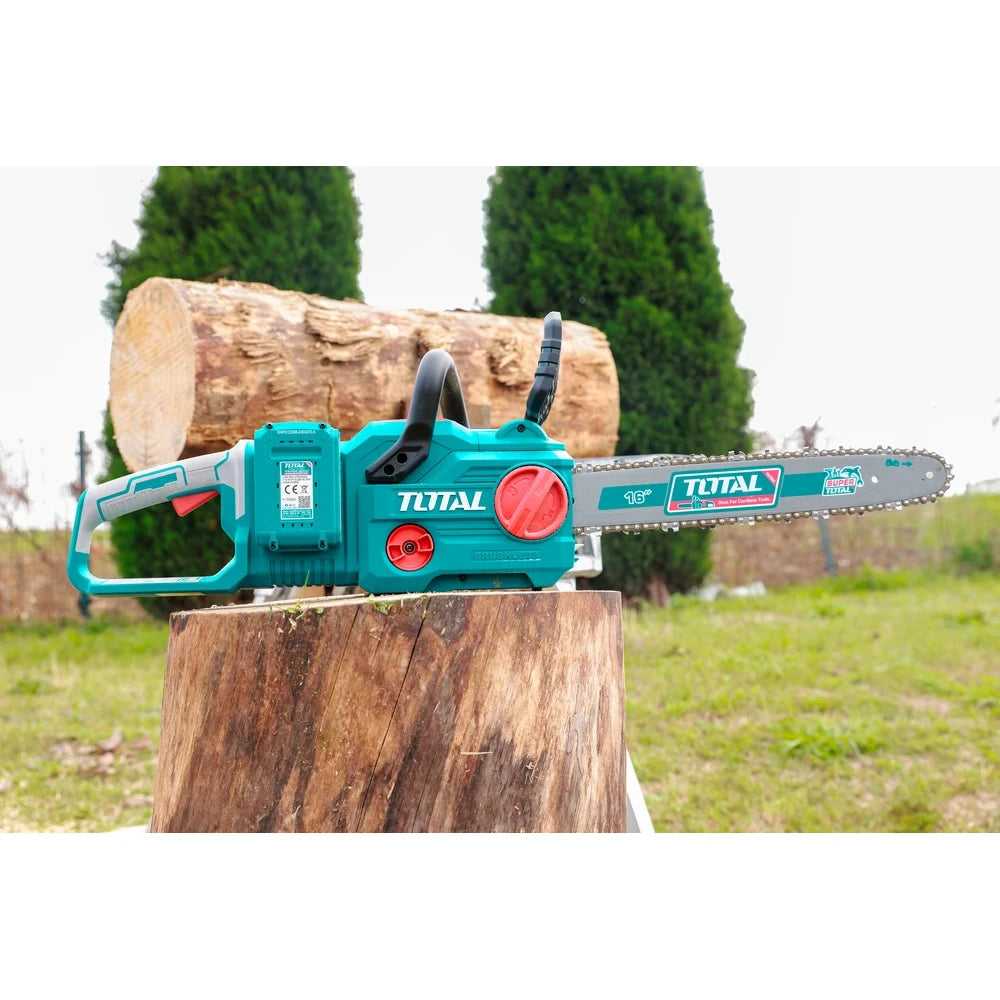 Cordless Chain Saw 40V(20V+20V) with Battery - TOTAL