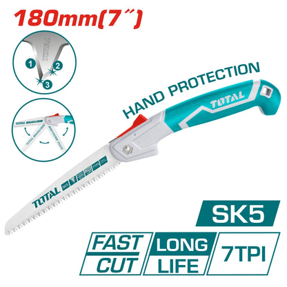 Folding Hand Saw 7" - TOTAL