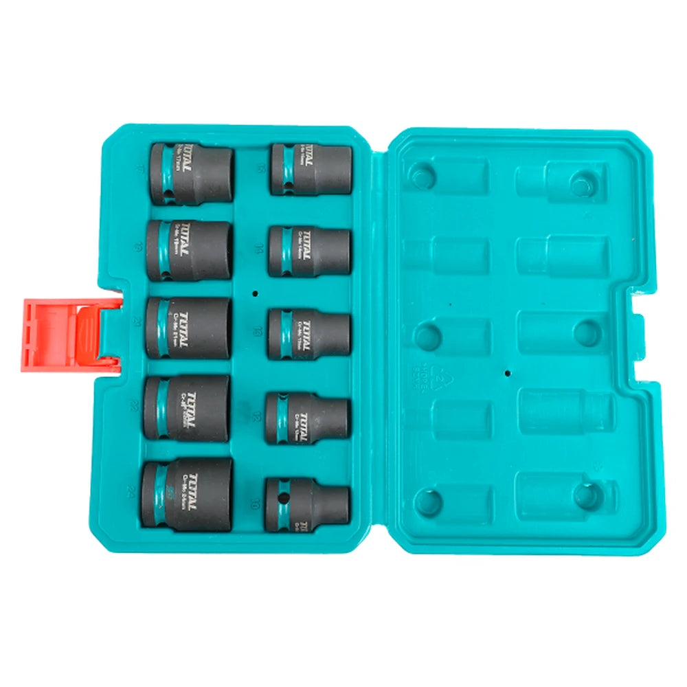 10 Pcs 1/2"DR. Impact Socket Set - TOTAL