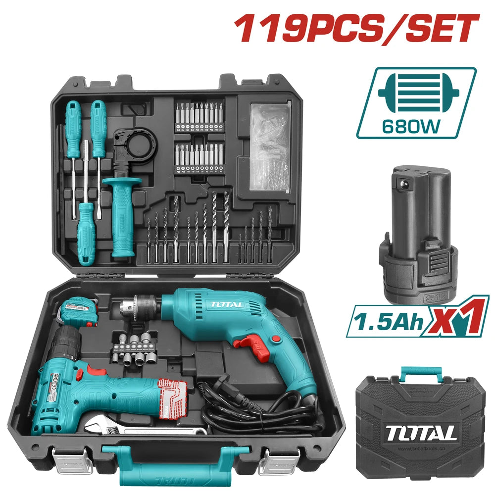 119 Pcs Tools Set - TOTAL