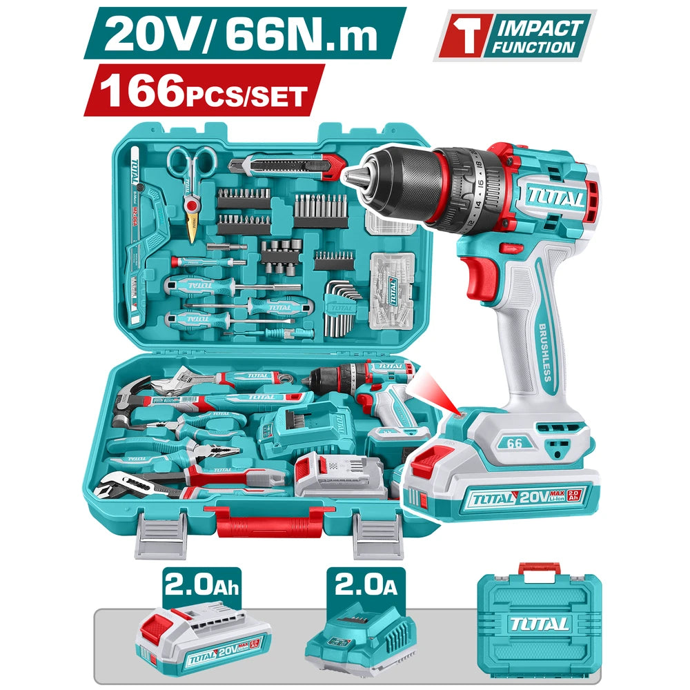 166 Pcs Tools Set - TOTAL