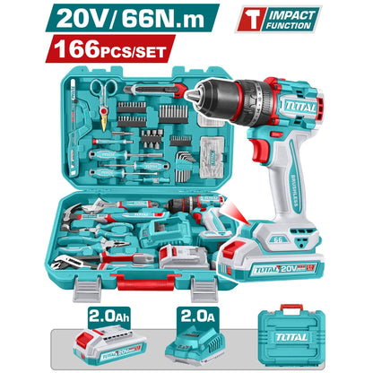 166 Pcs Tools Set - TOTAL