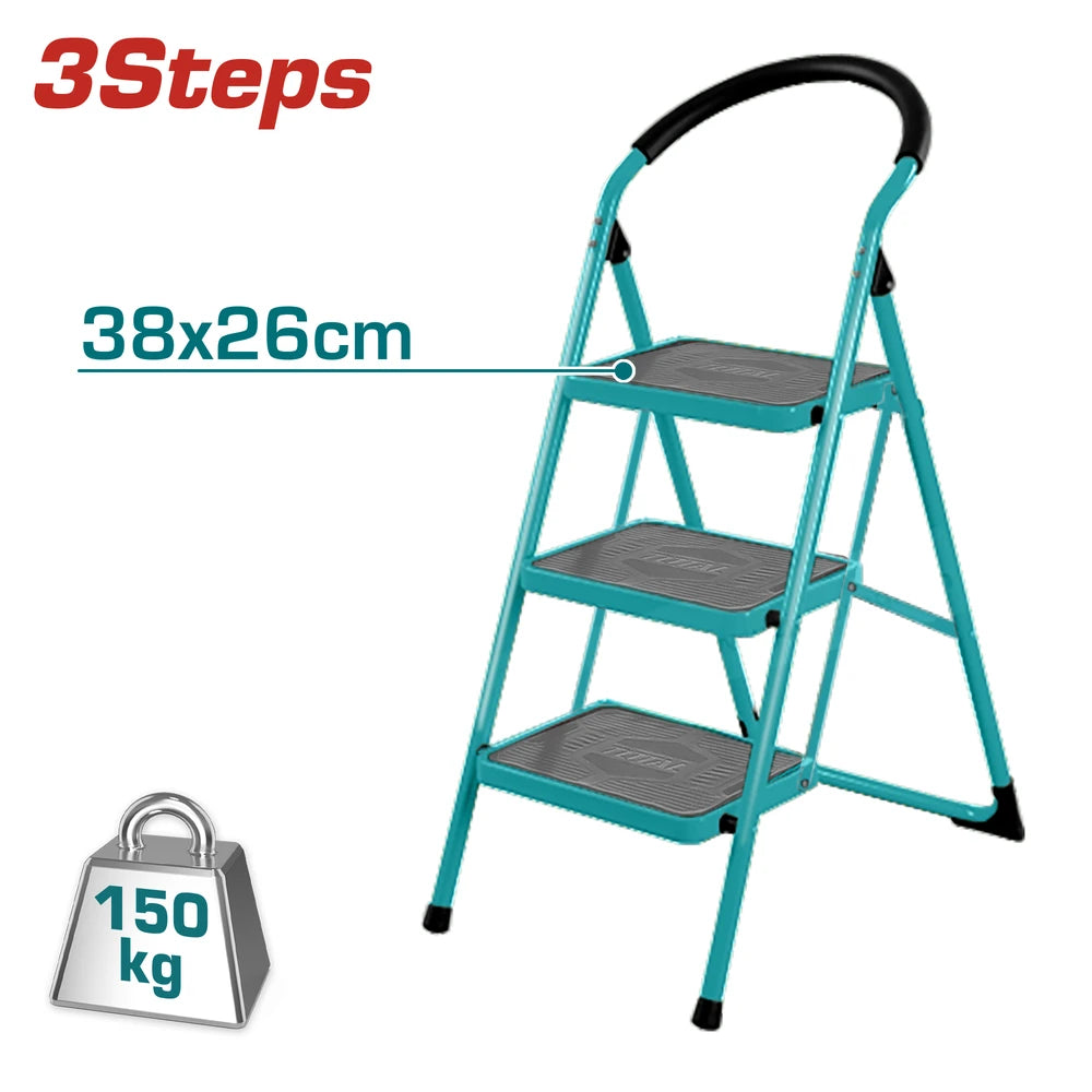 Steel Ladder steel,3Steps - TOTAL