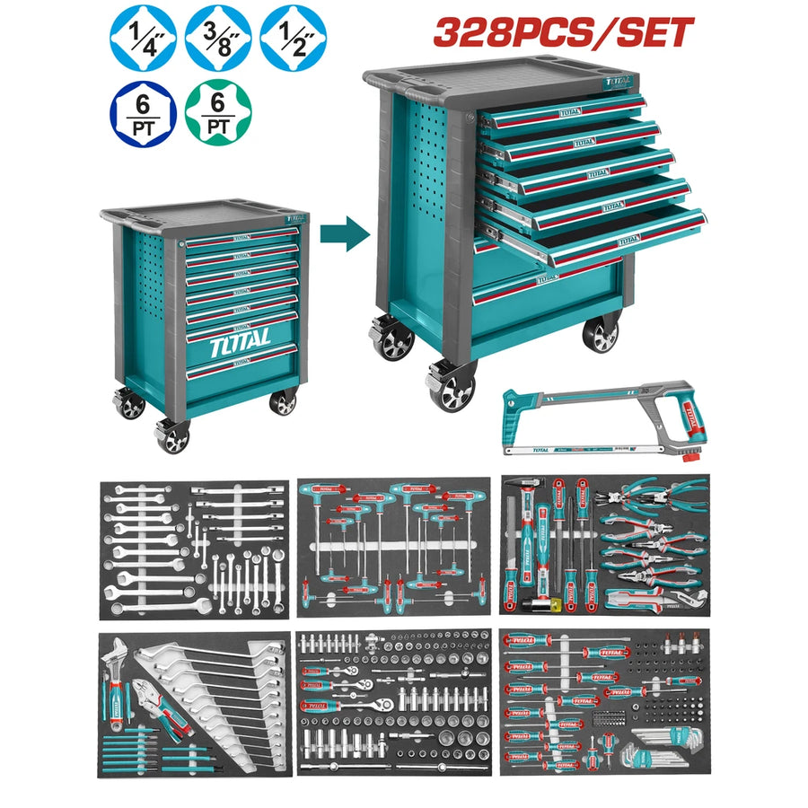 328 Pcs Tool Chest Set - TOTAL