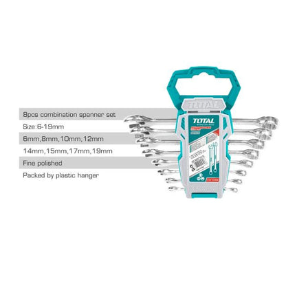 Combination Spanner Set 6-19mm - TOTAL