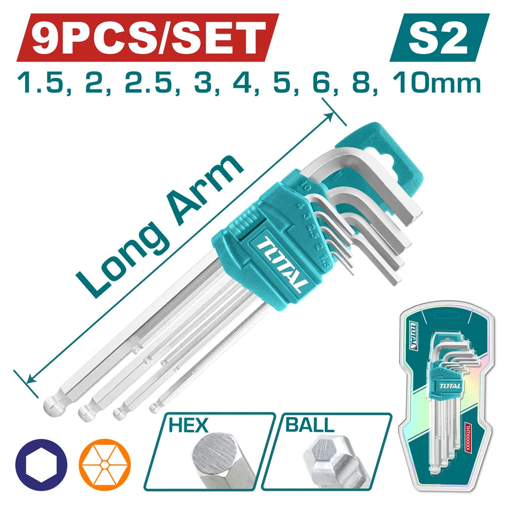 Ball Point Hex Key S2 - TOTAL