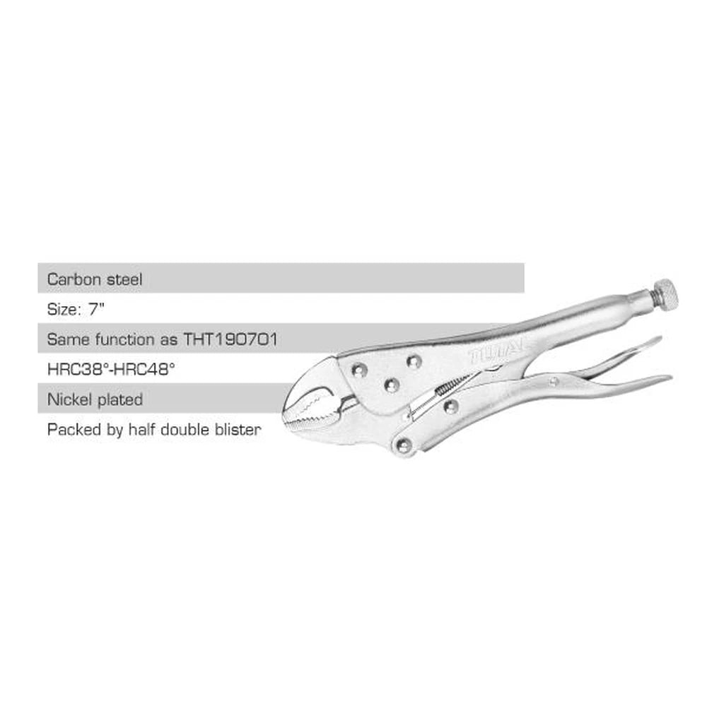 Curved Jaw Locking Plier - TOTAL