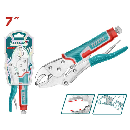 Curved Jaw Locking Plier - TOTAL
