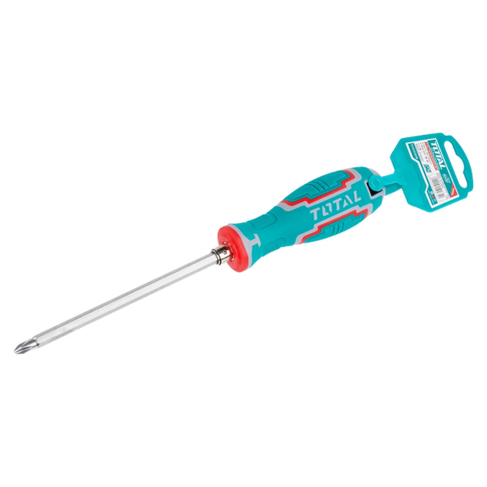2 in 1 Screwdriver Set 6.35X160MM,PH2+SL6 - TOTAL