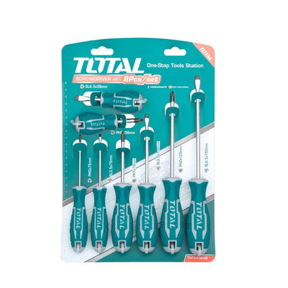 8 Pcs Screwdriver Set - TOTAL