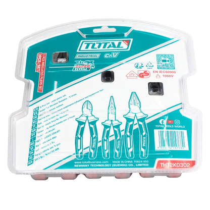 3 Pcs Insulated Pliers Set - TOTAL