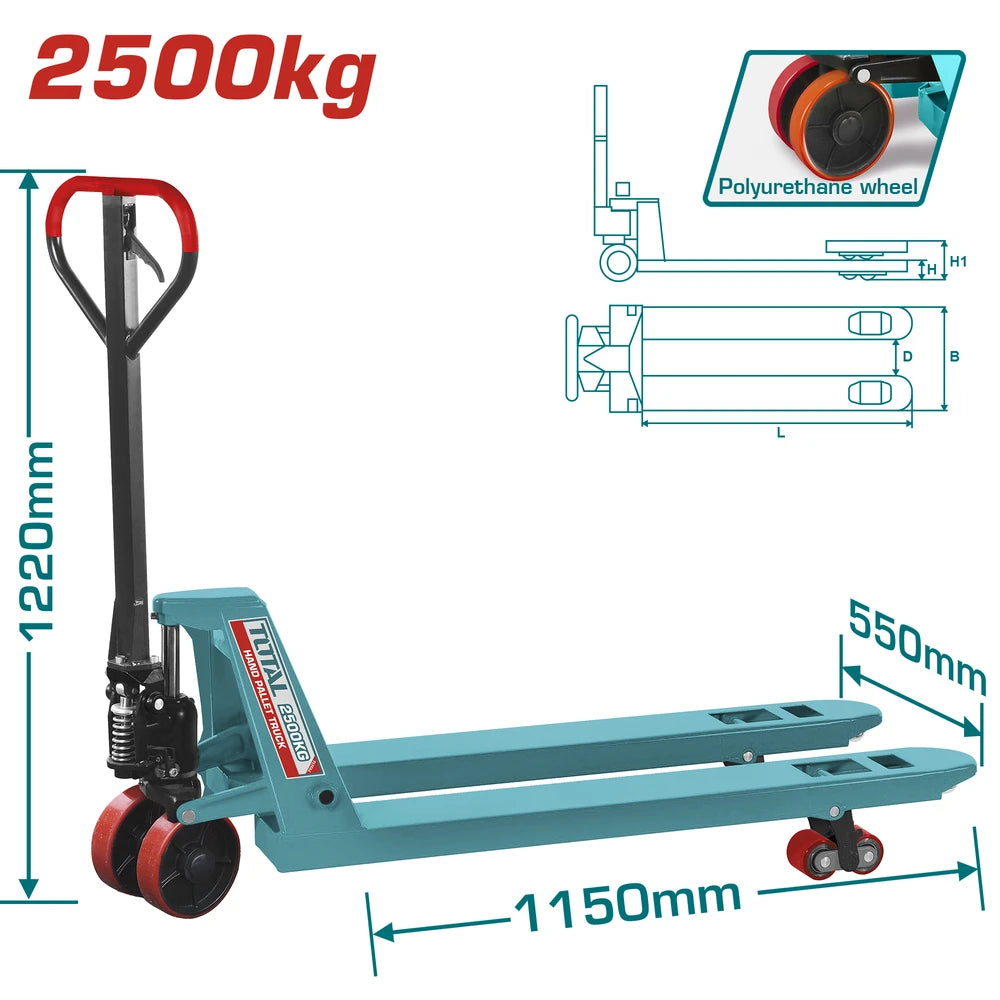 Hand Pallet Truck 230mm - TOTAL