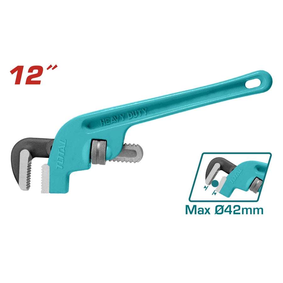 Offset Pipe Wrench 12" - TOTAL