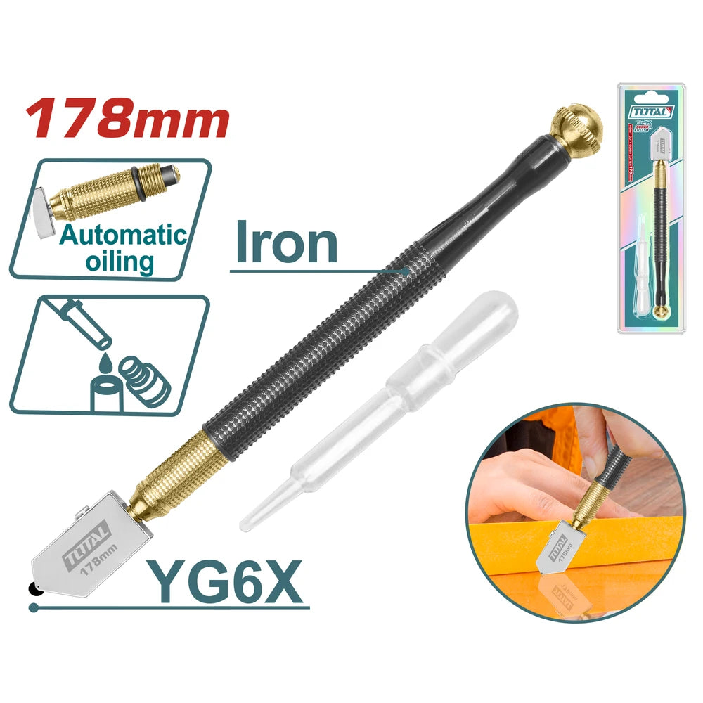 Heavy Duty Glass Cutter - TOTAL