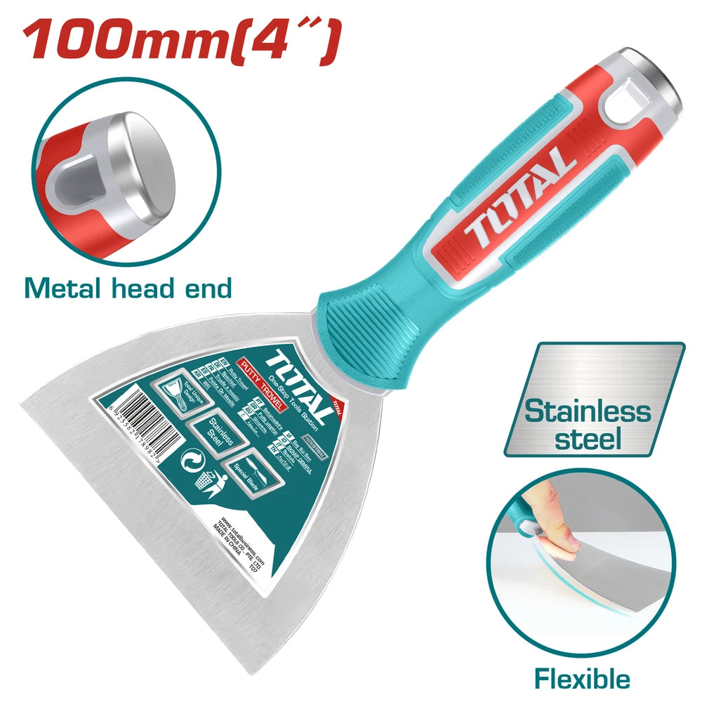 Putty Trowel 100mm(4'') - TOTAL