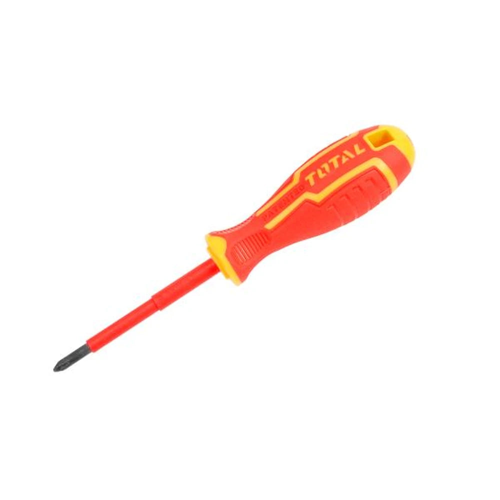 Insulated Screwdriver SL5.5 125mm - TOTAL