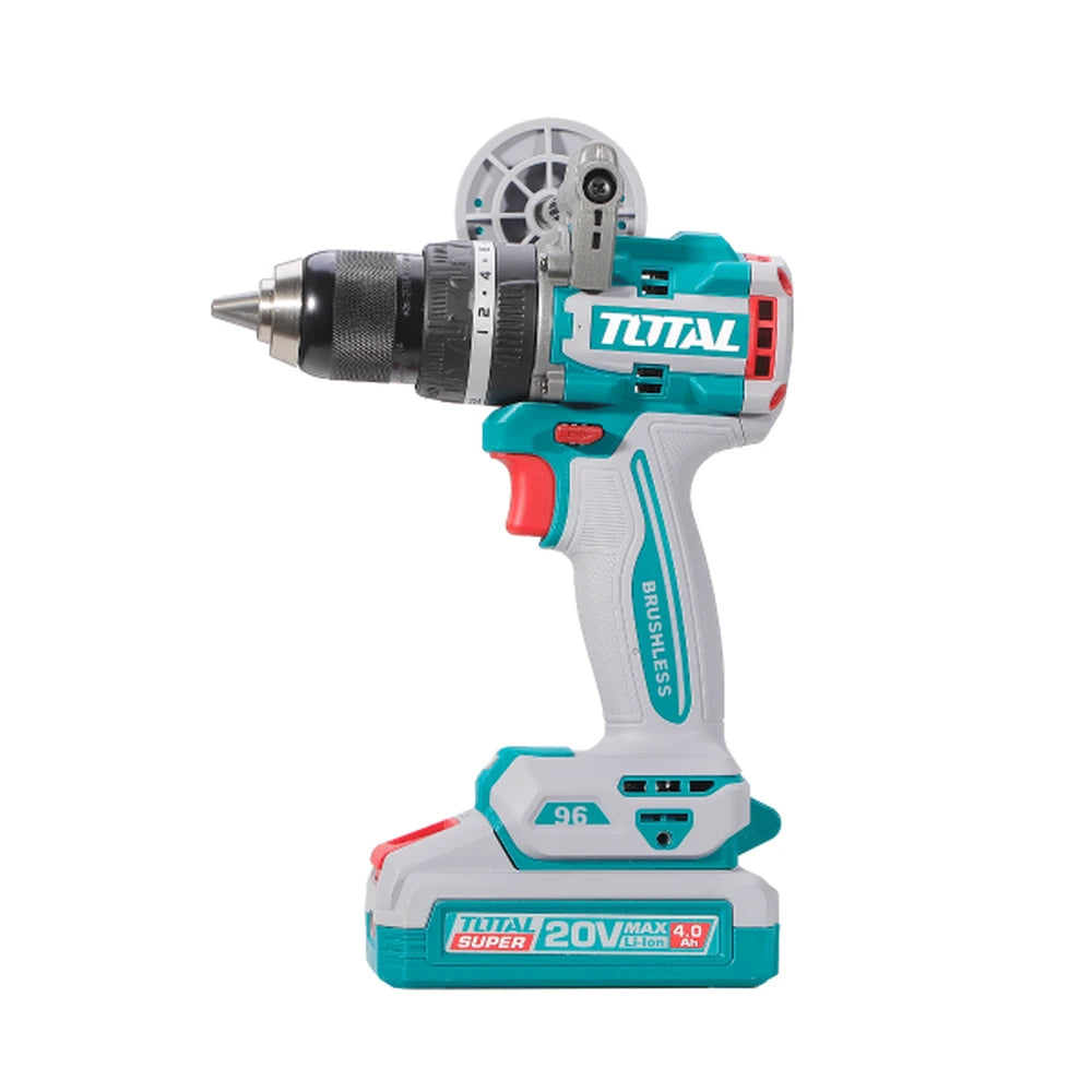 Brushless Cordless Impact Drill 20V 96Nm 31500bpm (Tool Only) - TOTAL